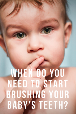 how to brush a baby's teeth