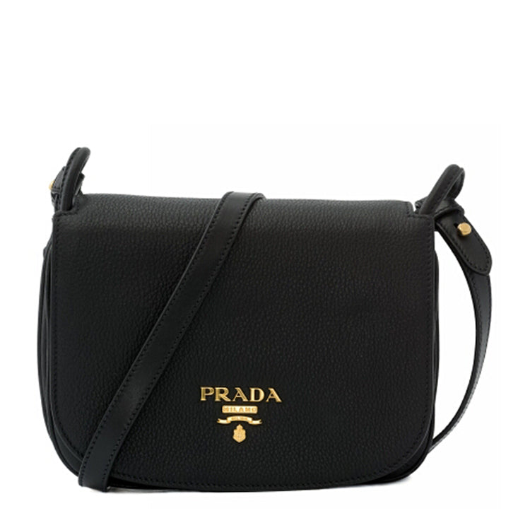 Prada Vitello Daino Flap Crossbody 