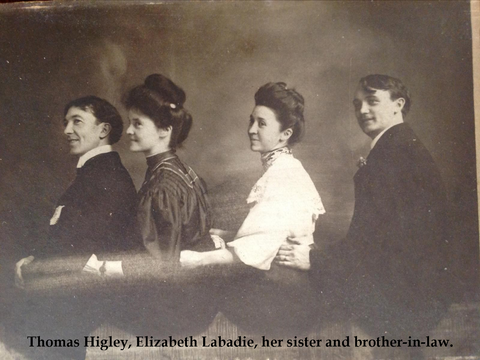 Thomas Higley, Elizabeth Labadie, sister and brother-in-law.