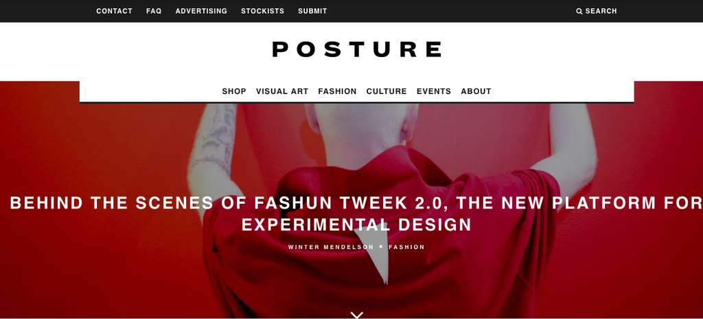 Posture Mad Fashion Tweek Press