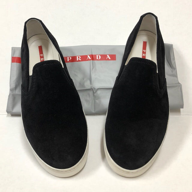 prada suede skate sneakers