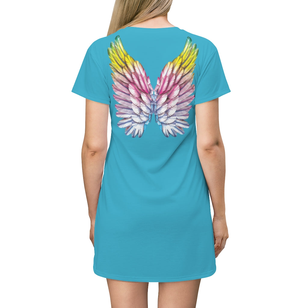 Dulce / Sweet Dreams Angel Wings Night Gown Lounger T-Shirt Dre – CasaQ