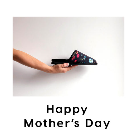 Floral slipper: a Mother's Day gift with purpose