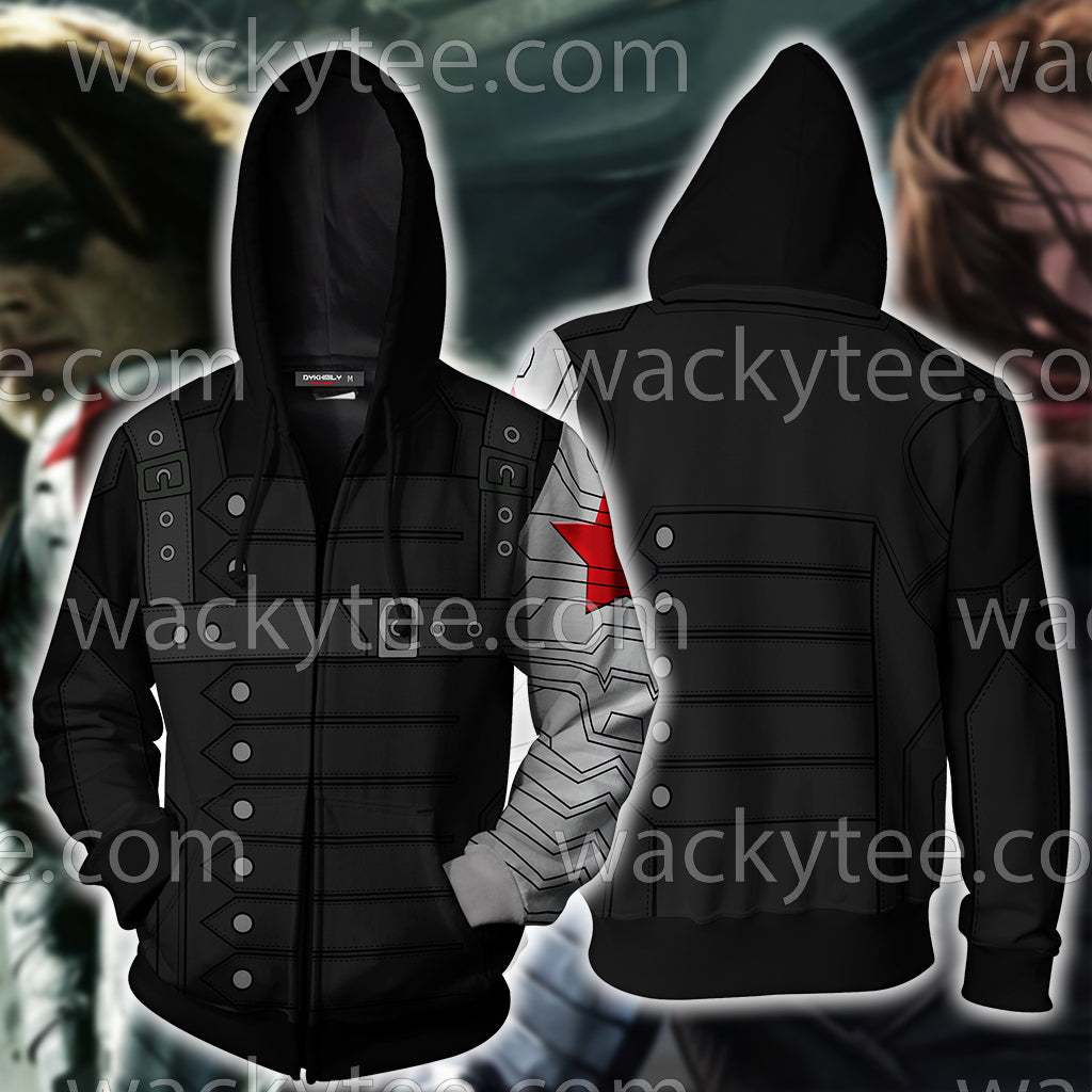 captain america winter soldier hoodie