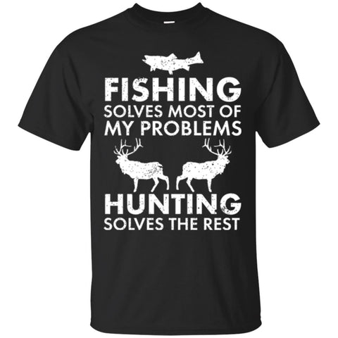 Hunting Lovers T-shirt Sloves The Rest Black / Small G200 Gildan Ultra Cotton T-Shirt - WackyTee