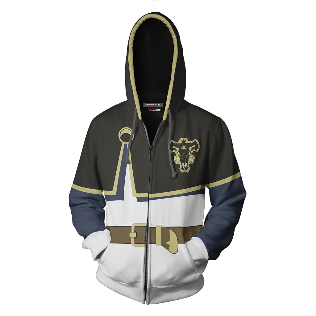 black clover anime hoodie