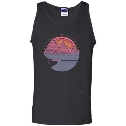 The Mountains Are Calling I Must Go T-shirt Black / S Tank Top - WackyTee