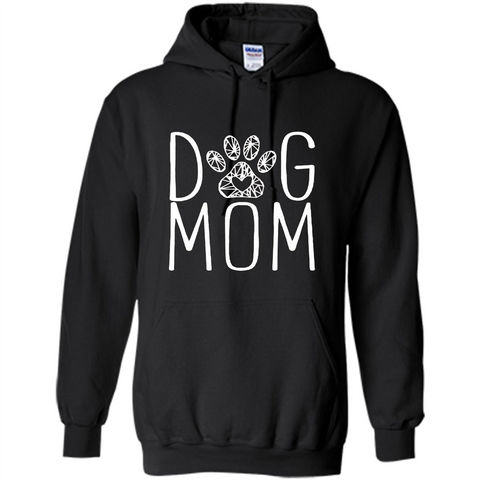 Dog Lover T-shirt Dog Mom Black / S Pullover Hoodie 8 oz - WackyTee