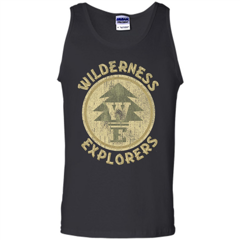 Wilderness Explorer T-shirt Black / S Tank Top - WackyTee