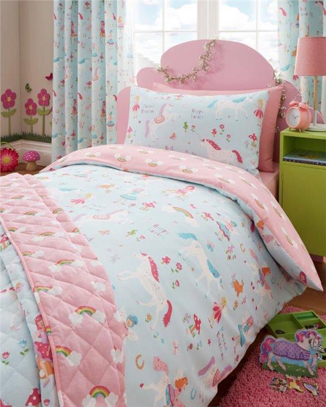 Unicorns Fairies Rainbows Bedroom Range Duvet Cover Sets