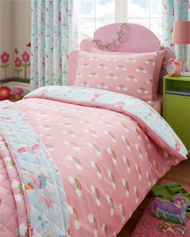 Unicorns Fairies Rainbows Bedroom Range Duvet Cover Sets