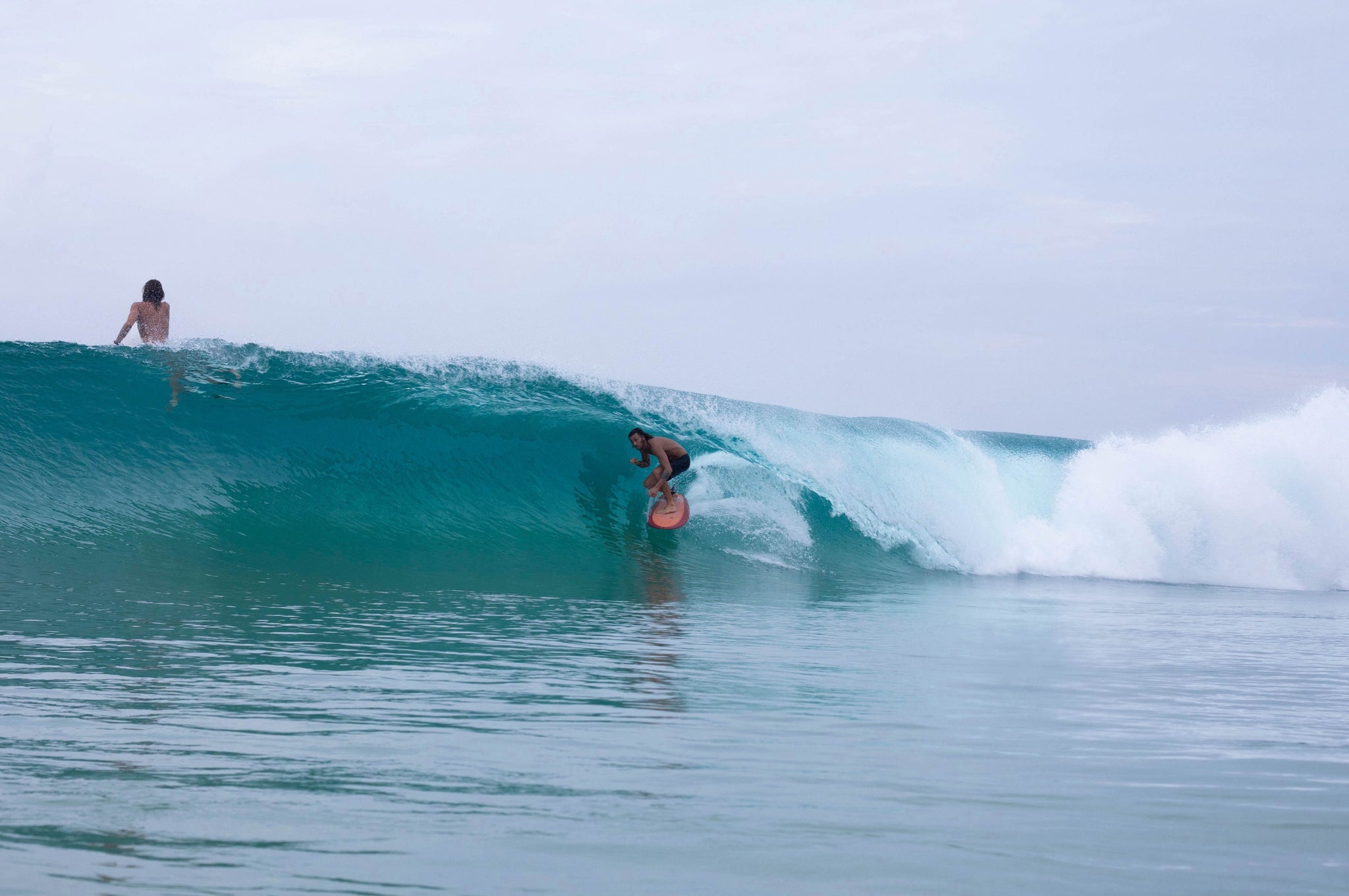 Sri Lanka surfing asymmetrical surfboard inner relm