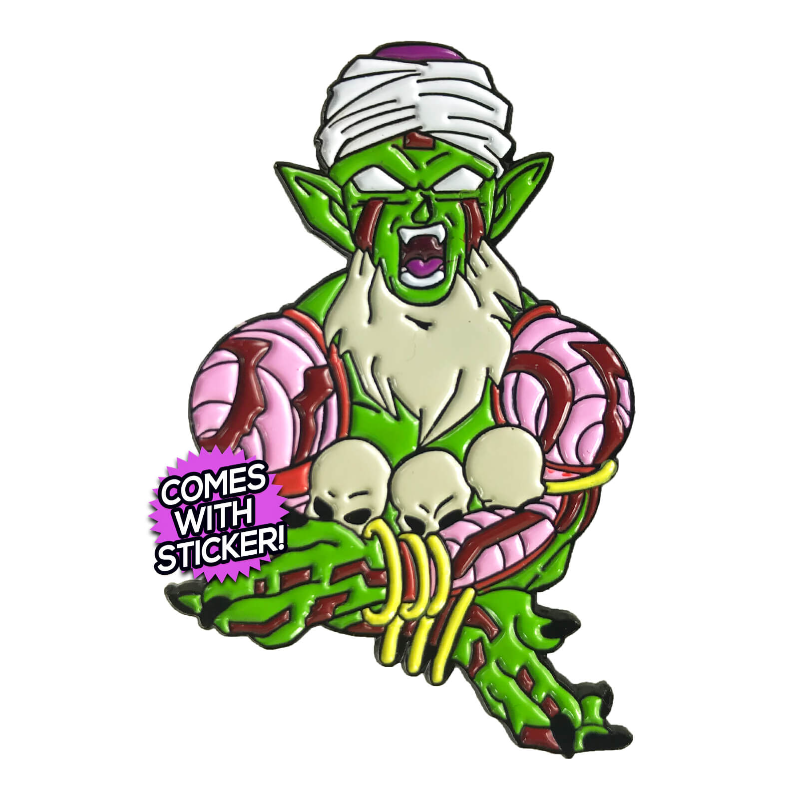Dhalcolo (Piccolo x Dhalsim Mashup) Enamel Pin