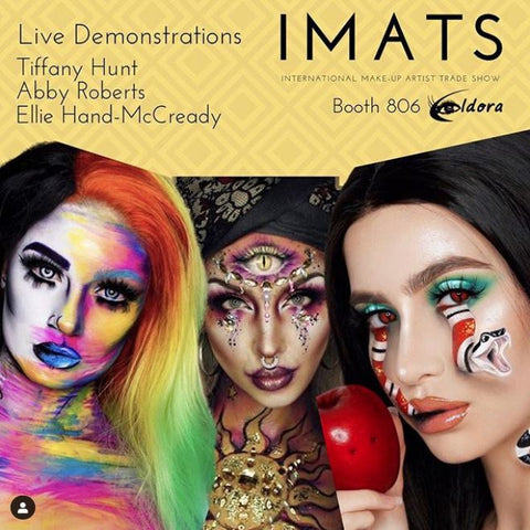 Eldora False Eyelashes IMATS London 2019 Live MUA Demos