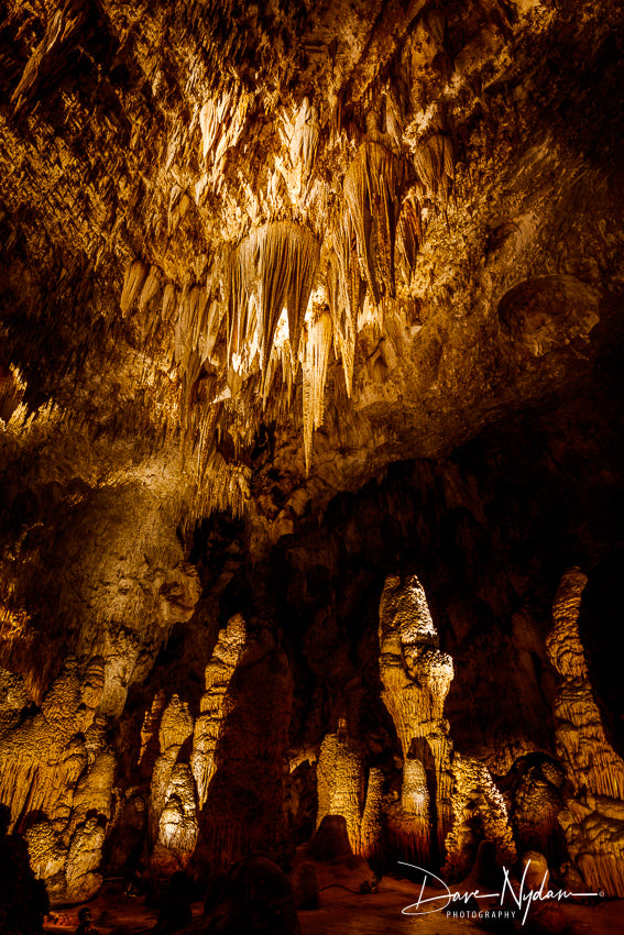 Chandelier inside Carlsbad Cavern