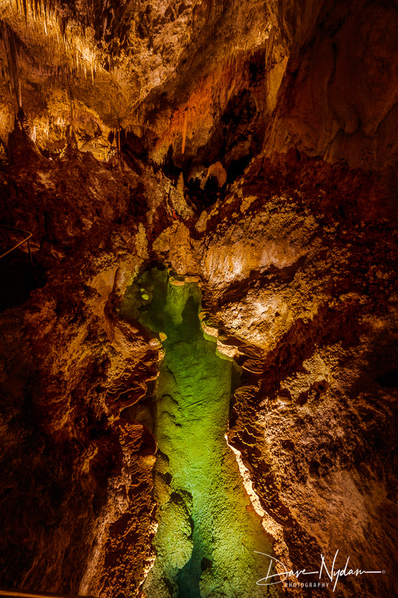 Small Stream Running through Carlsbad Cavern