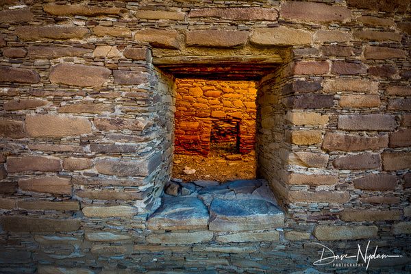 Chaco National Historic Park Looking thru Windows
