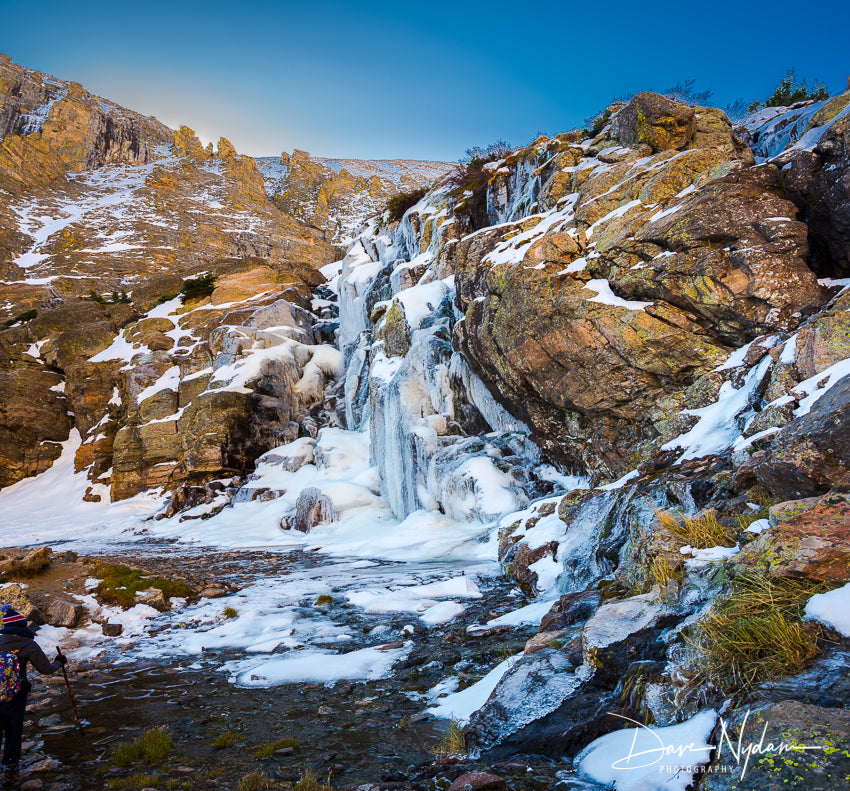 Rocky Mountain NP Iced Waterfall
