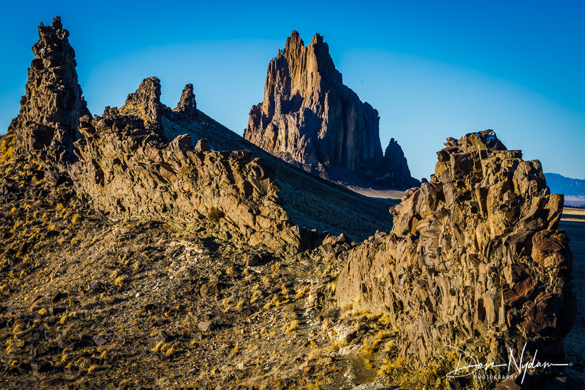 Image of Shiprock through its Spine