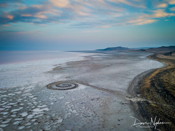 Aerial View of the Spiral Jetty