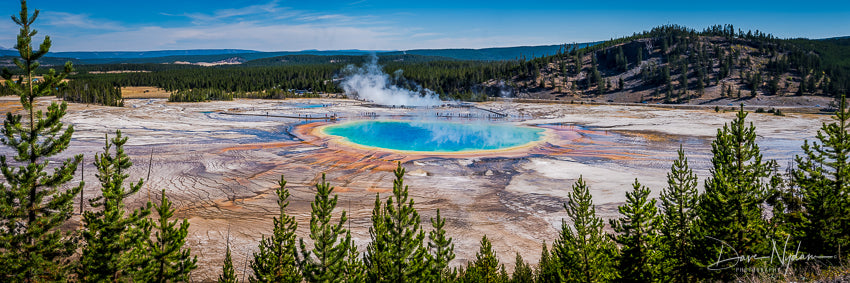 Grand Prismatic Spring as Panoramic