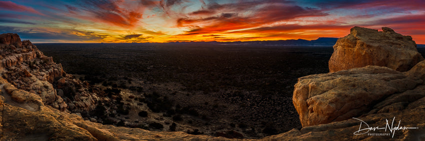 Sunset over El Malpais National Monument