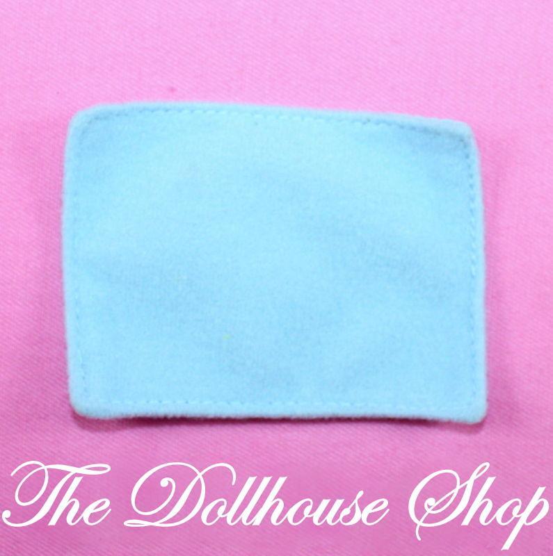 Details about   FISHER PRICE Loving Family Dream Dollhouse BLUE CRADLE BLANKET for 2.5 inch BABY 