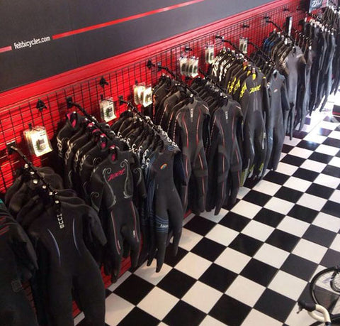 Wetsuit selection