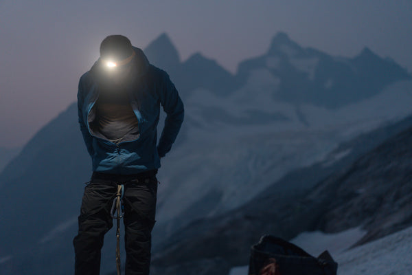 BioLite headlamp at North Cascades