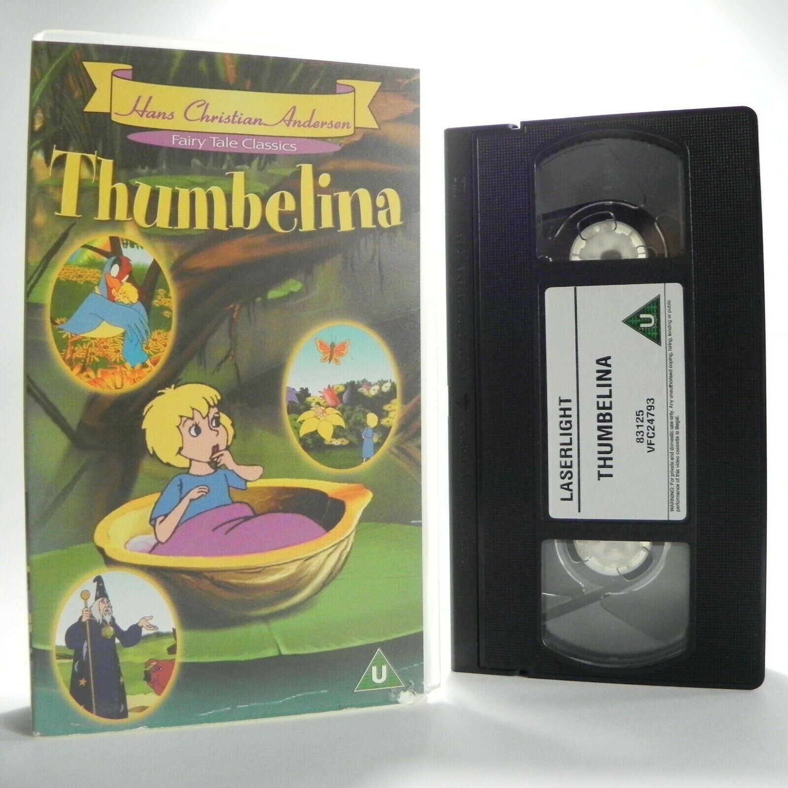 Thumbelina, By , Fairy Tale Classics, Animated, Childrens, VHS  – Golden Class Movies LTD