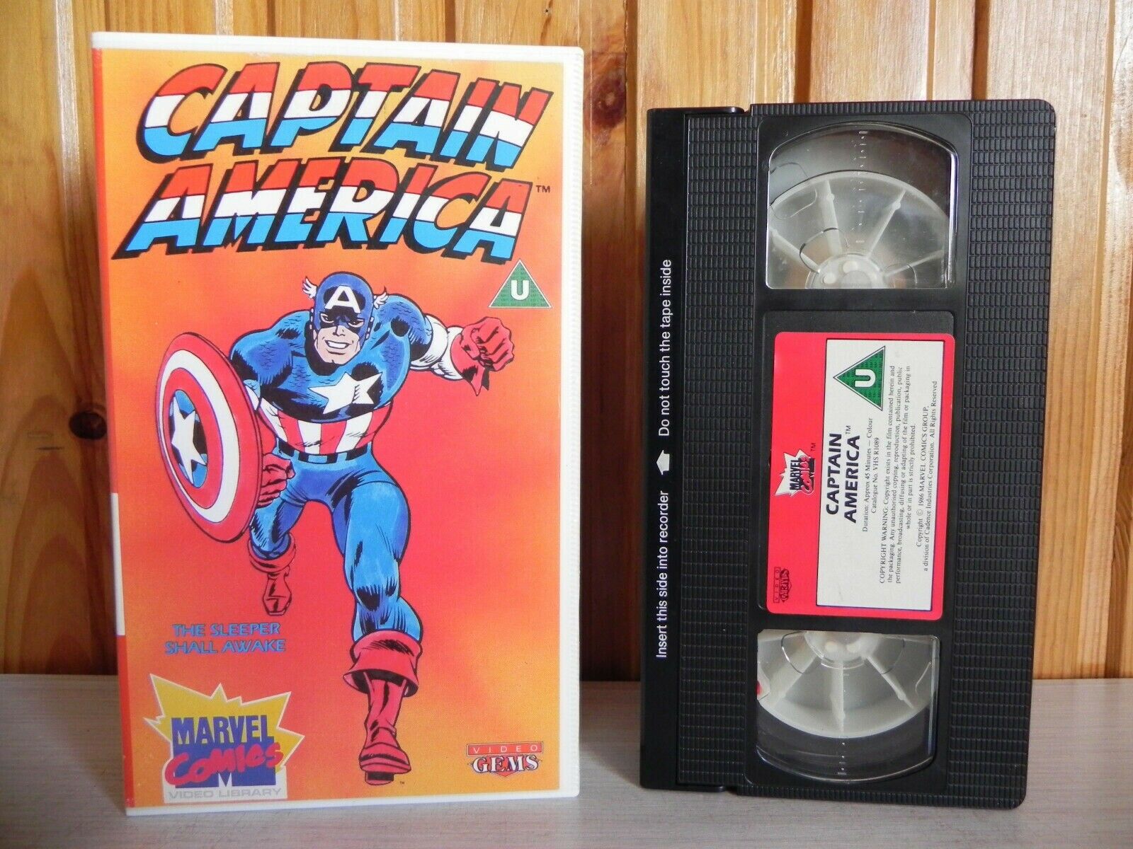Captain America - The Sleeper Shall Awake - Marvel Comics Video Library -  VHS 5012106108929 – Golden Class Movies LTD