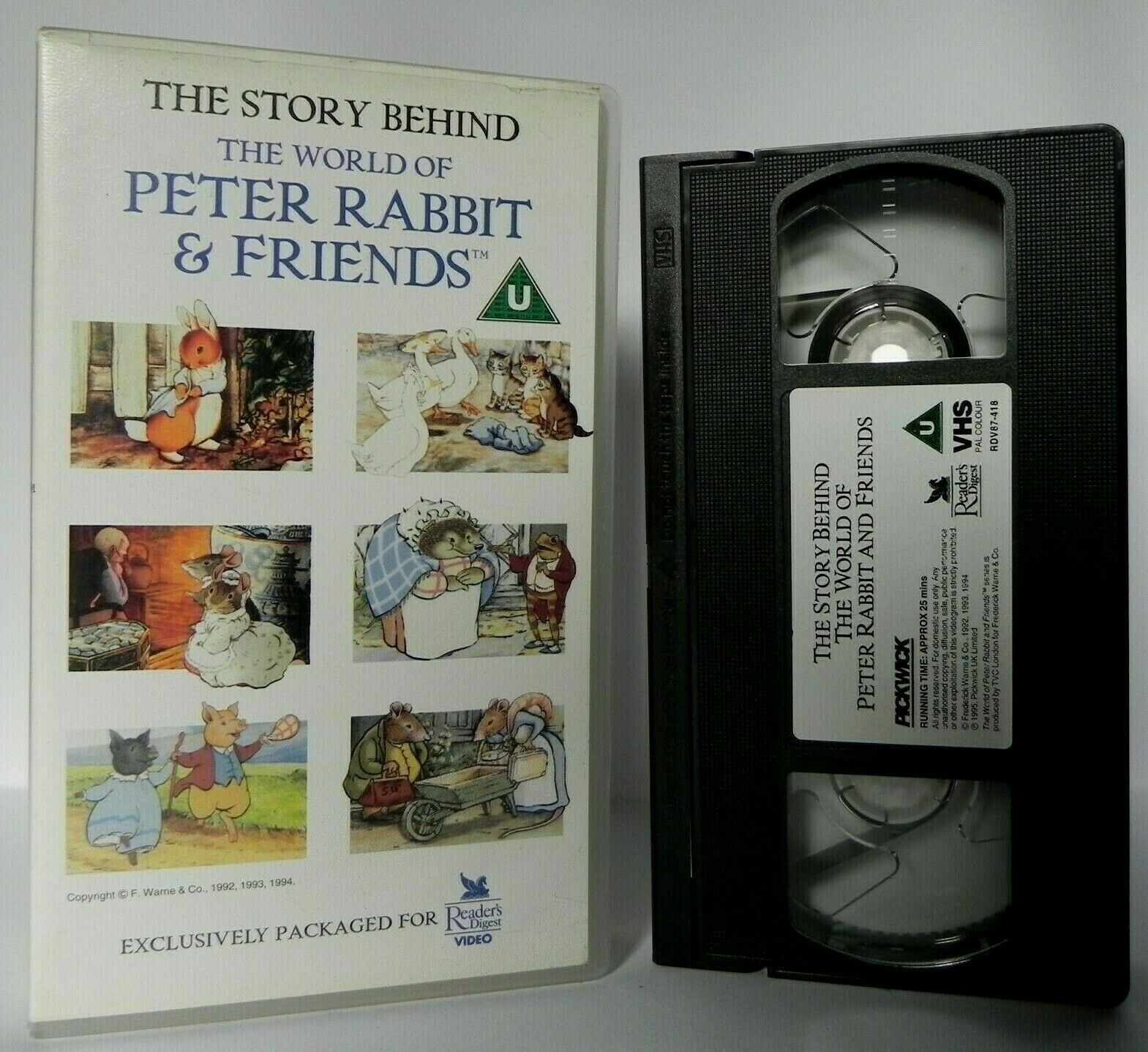 the tale of peter rabbit vhs 1992