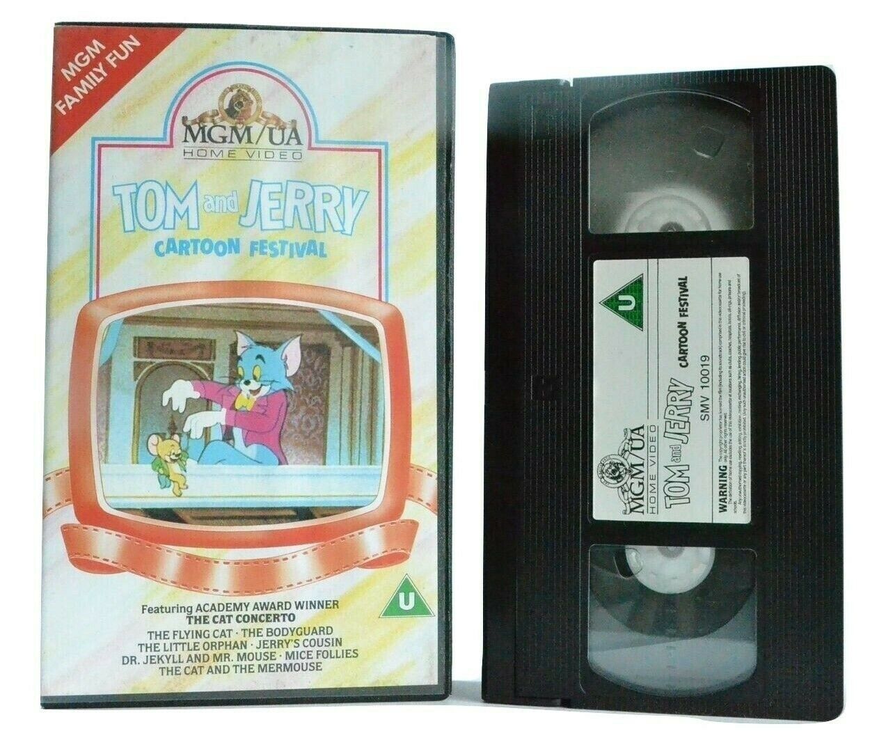 Tom And Jerry: Cartoon Festival - (1986) MGM/UA - Animated - Children's -  VHS 5013119100191 – Golden Class Movies LTD