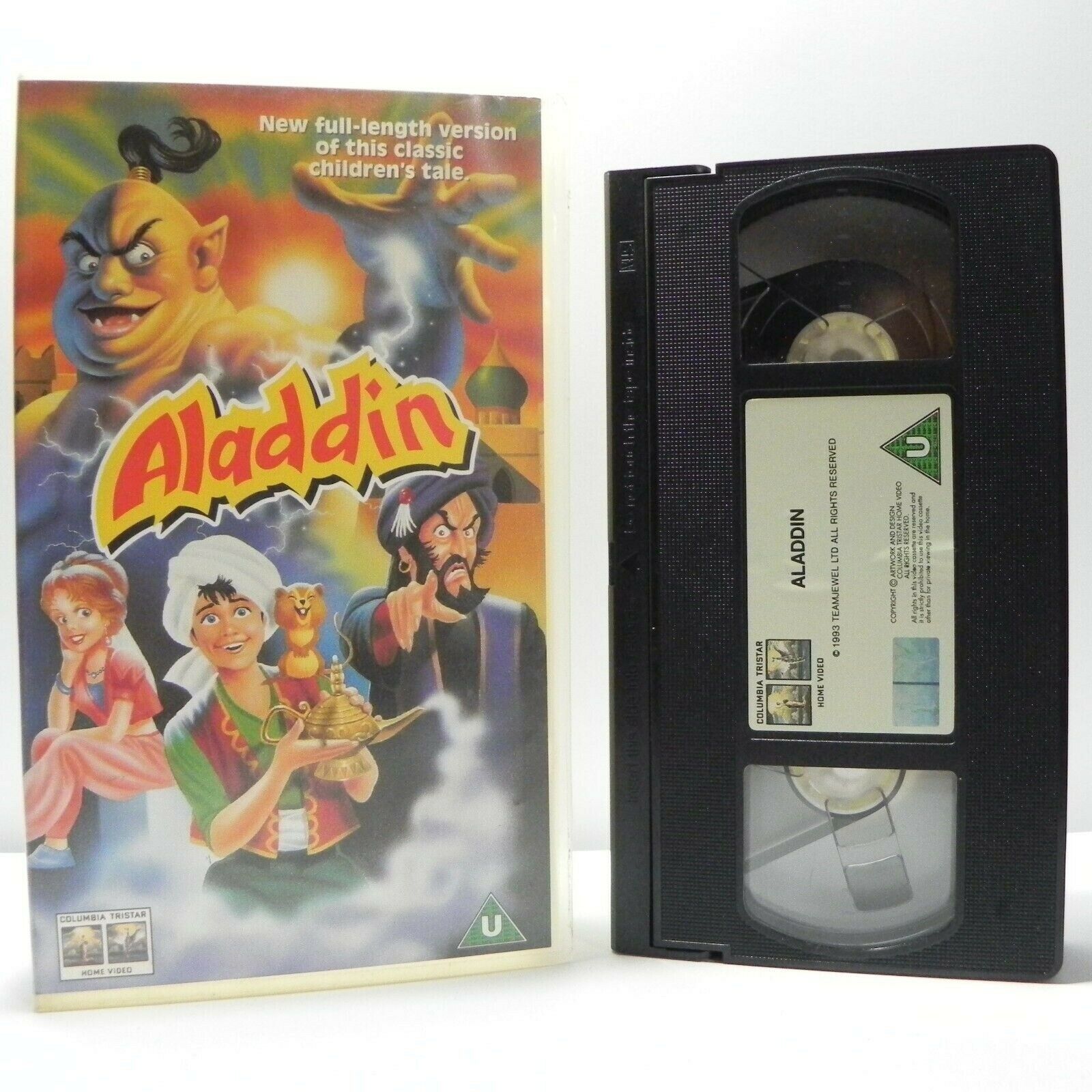 Aladdin - Animated - New Version - Classic Children's Tale - Magical Story  - VHS 5014756131463 – Golden Class Movies LTD