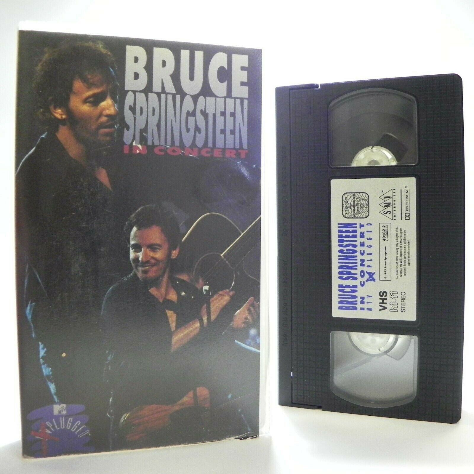 Bruce Springsteen In Concert - MTV Unplugged - Live Performance - Music -  VHS