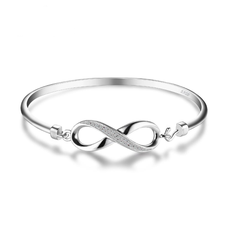 sterling silver love bangle