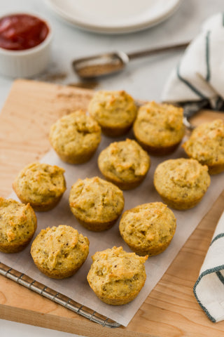 Easy, tasty, and egg-free! These gluten free treats are incredibly easy and perfect for quick lunches or snacks for you and your kids! 