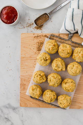 Easy, tasty, and egg-free! These gluten free treats are incredibly easy and perfect for quick lunches or snacks for you and your kids! 