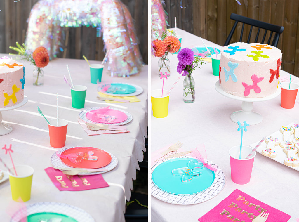 Party et Cie - A Balloon Dog Party Table