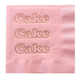 Party et Cie - Pink Cake Napkins