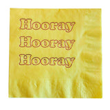 Party et Cie - Yellow Hooray Napkins