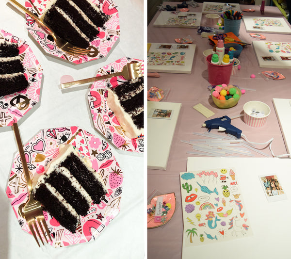 Party et Cie - A Girl Power Party cake and crafts