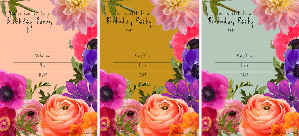 Party et Cie - Fill in Invitation