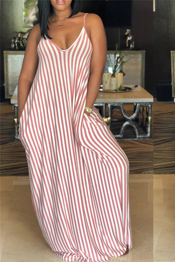 Cami Stripe Maxi Dress - outyfit