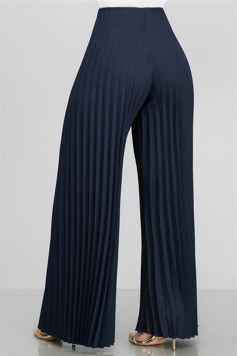 Casual Pleated Wide Leg Pants - outyfit