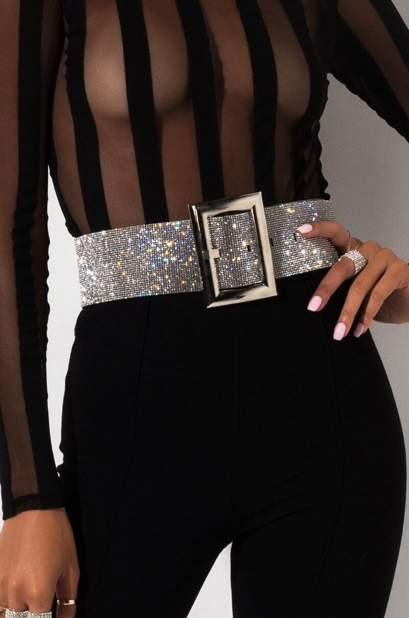 Shining Rhinestone Waistband