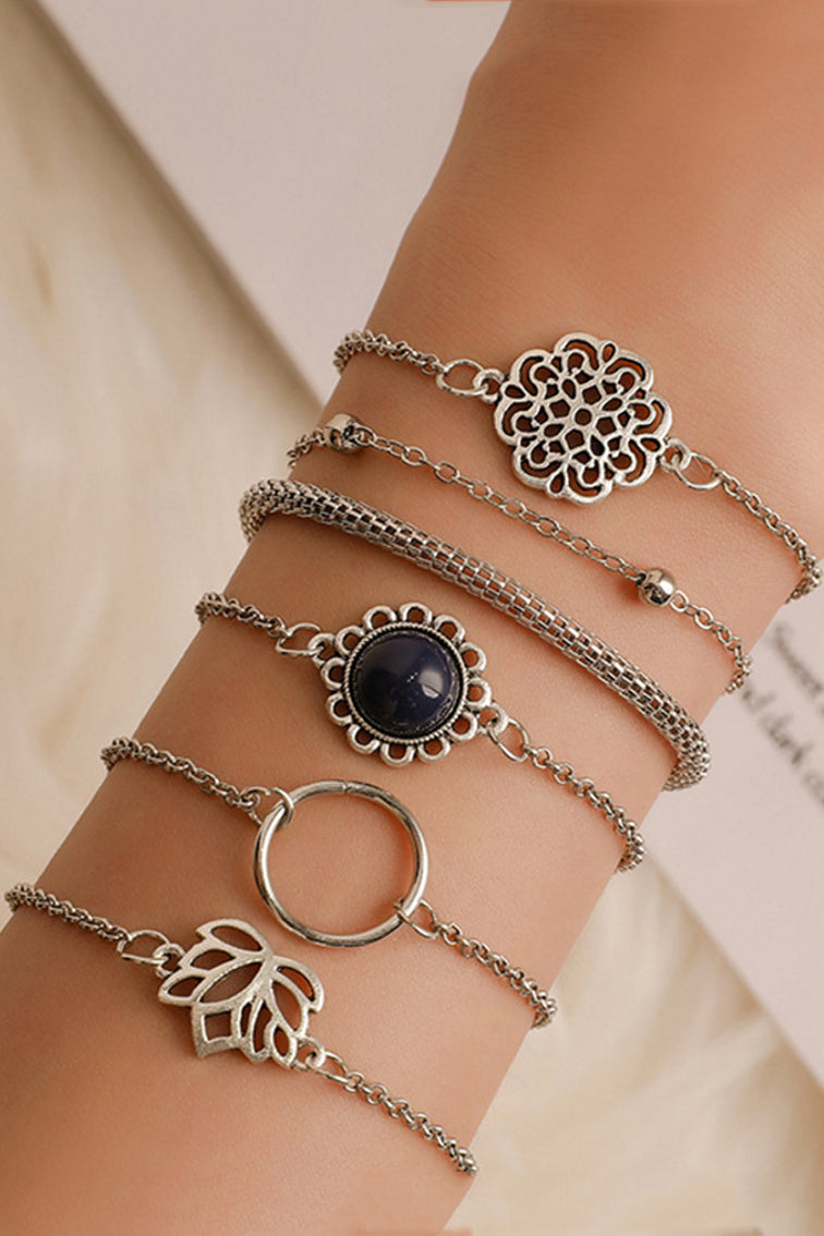 Chic Hollow Out 6-piece Bracelet