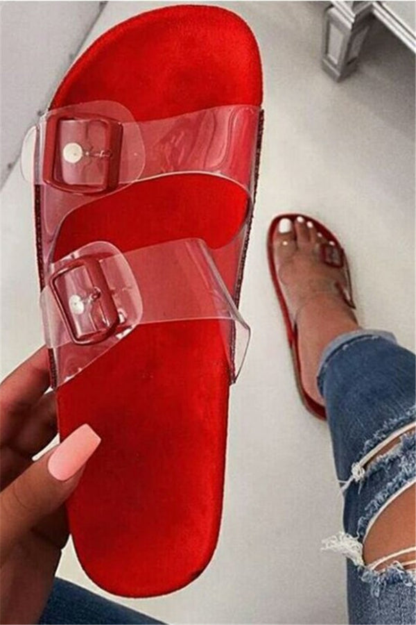 Transparent Crystal Beach Slippers