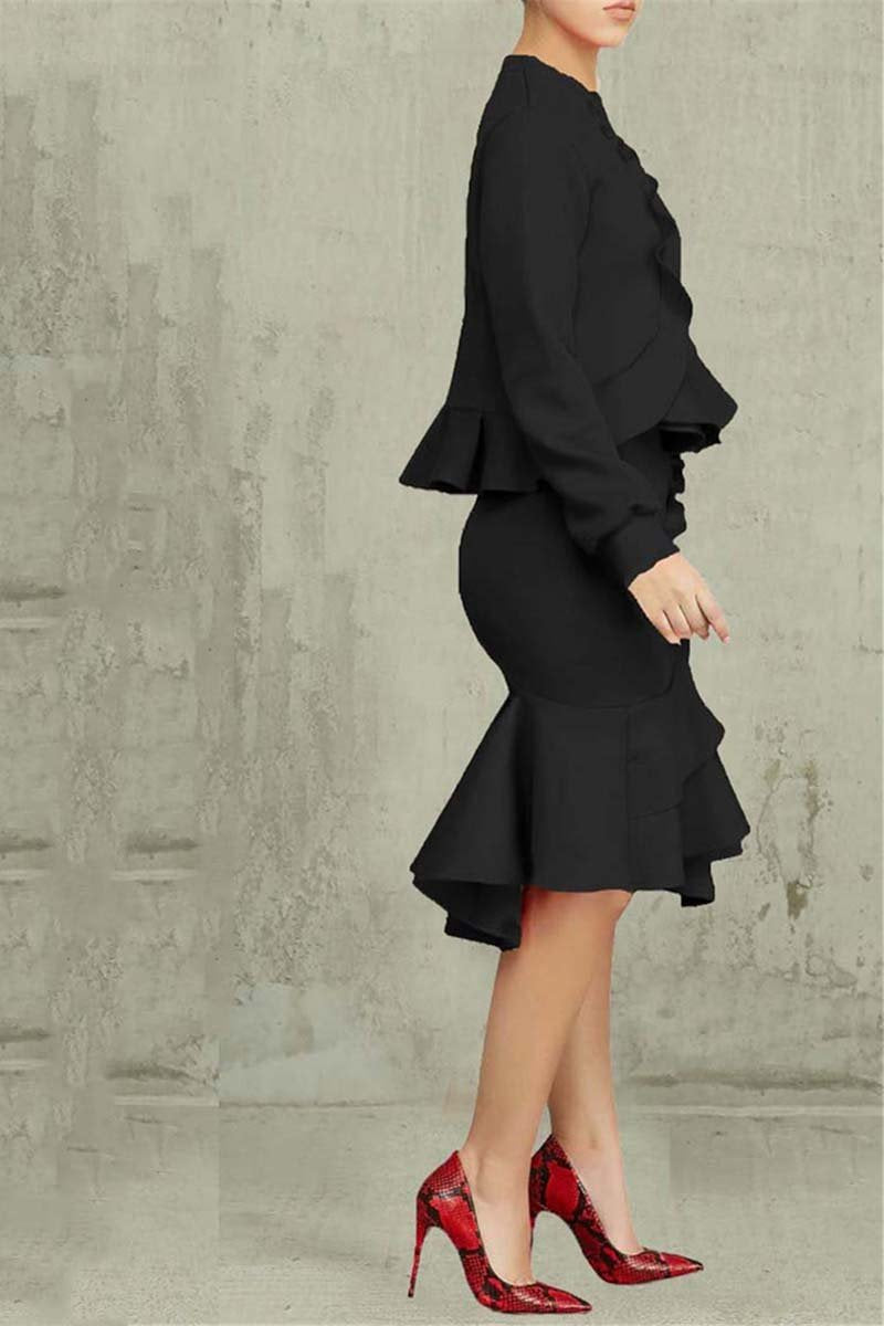Flounce Top & Skirt Sets - outyfit