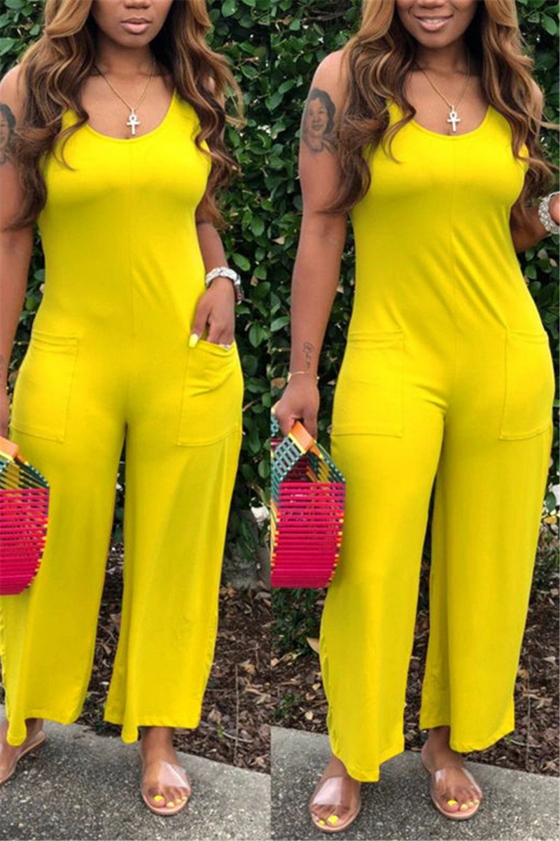 Plus Size Wide Leg Jumpsuit